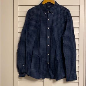 J.Crew Blue Plaid Button-Down
